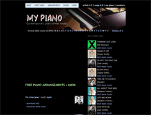 Tablet Screenshot of my-piano.info